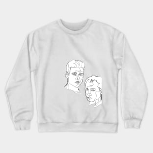 richard madden and taron egerton Crewneck Sweatshirt